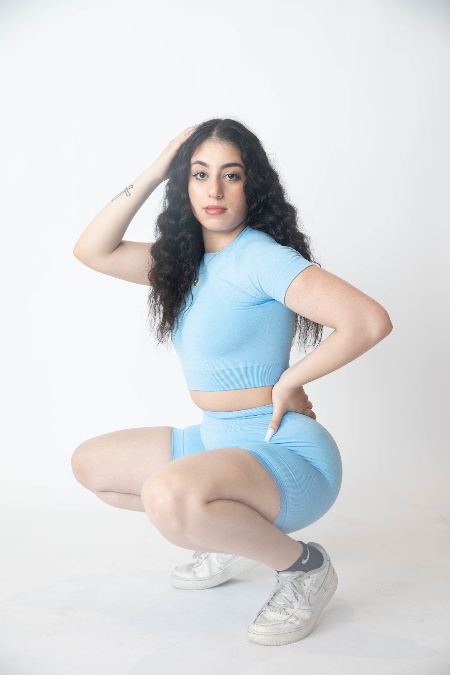 Sky Blue - Crop Top