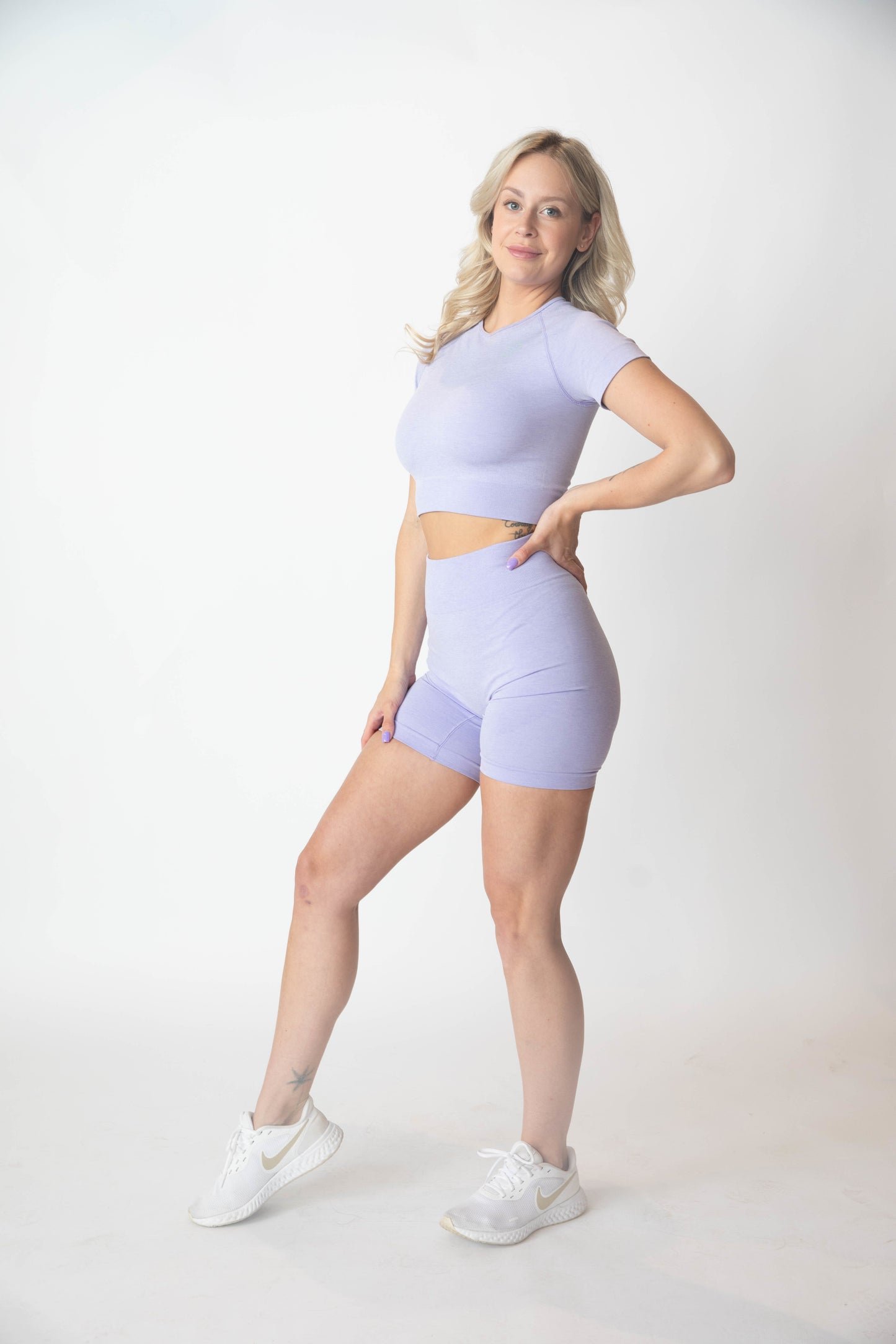 Lavender - Biker Shorts