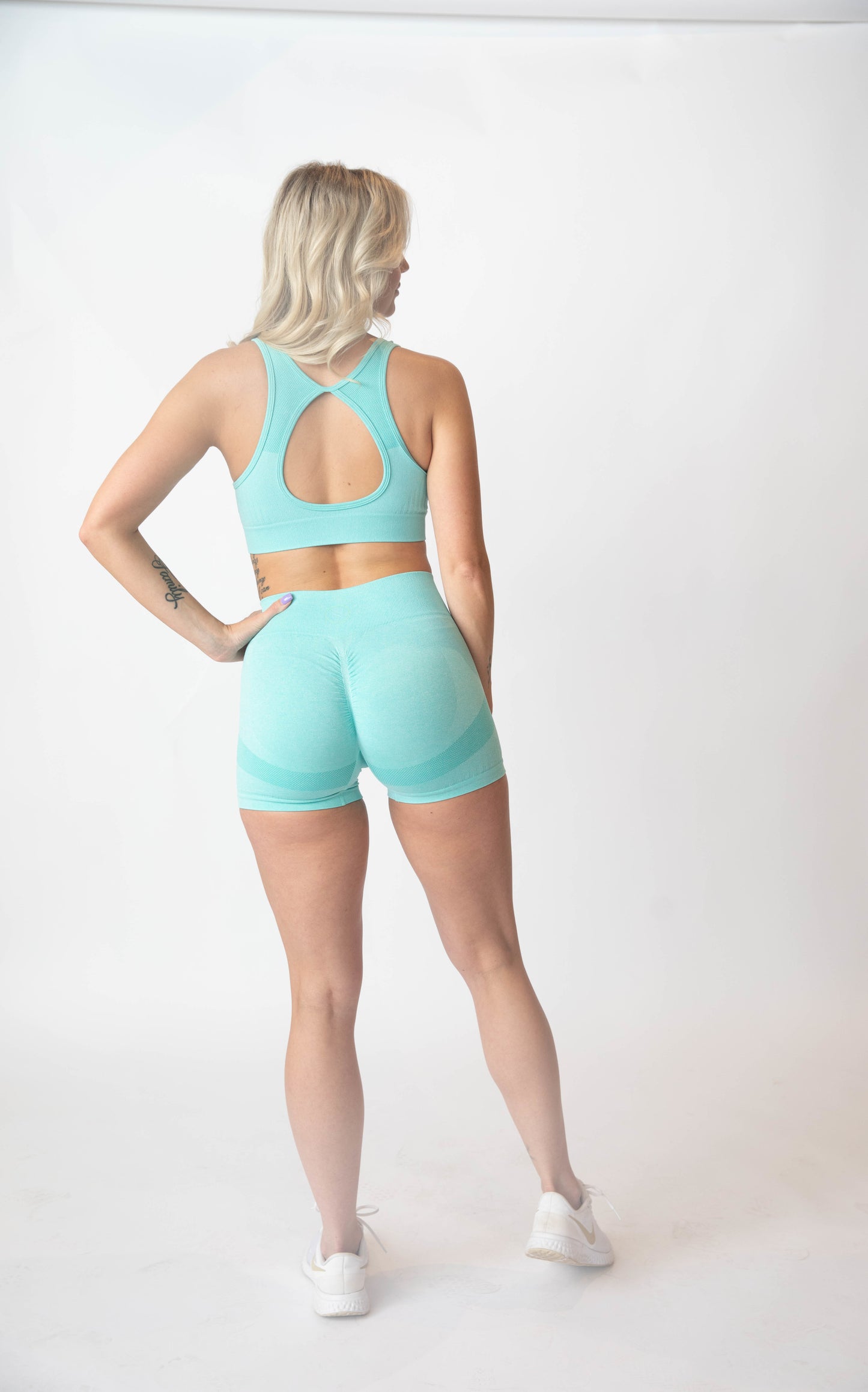 Tiffany Blue - Scrunch Butt Shorts