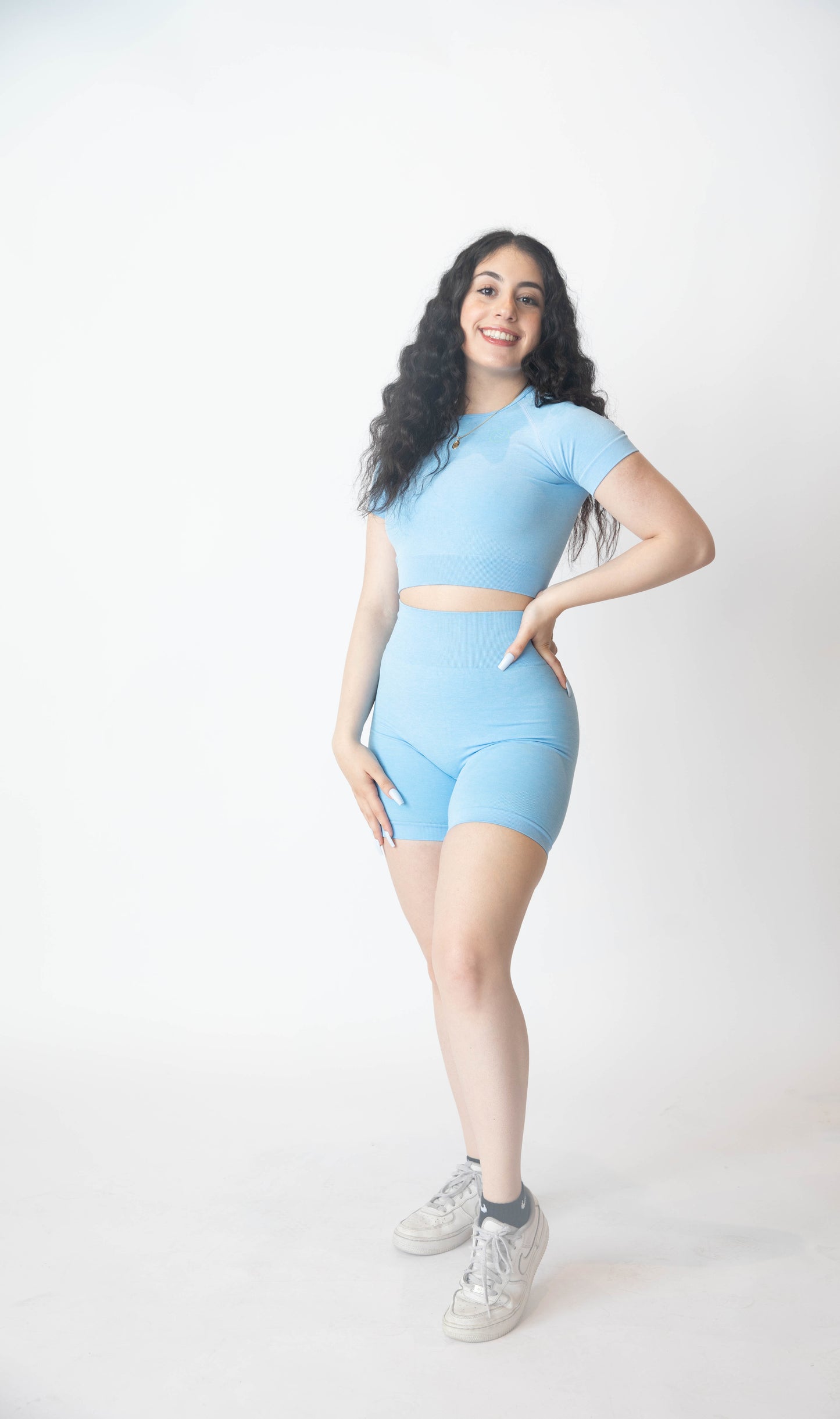 Sky Blue - Crop Top