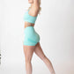 Tiffany Blue - Scrunch Butt Shorts