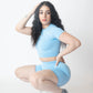 Sky Blue - Crop Top