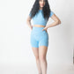 Sky Blue - Crop Top