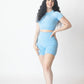 Sky Blue - Crop Top