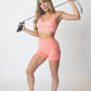Coral - Sports Bra