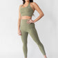 Olive Khaki - Sports Bra